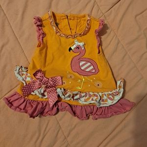 12M Flamingo Baby Girl Shirt
